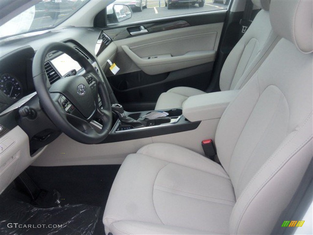 Gray Interior 2015 Hyundai Sonata Eco Photo #98725946