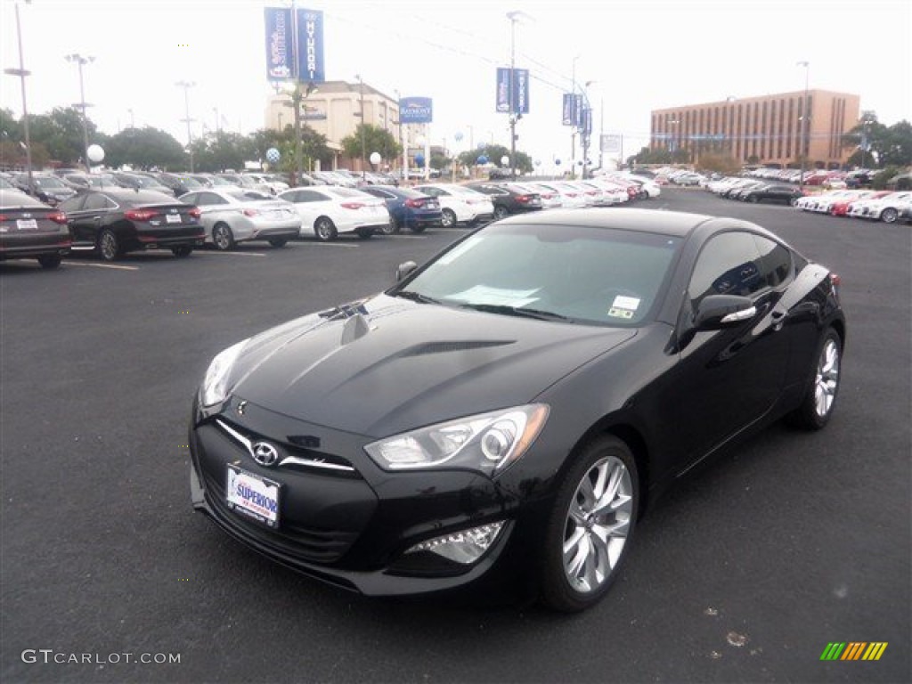 Caspian Black Hyundai Genesis Coupe