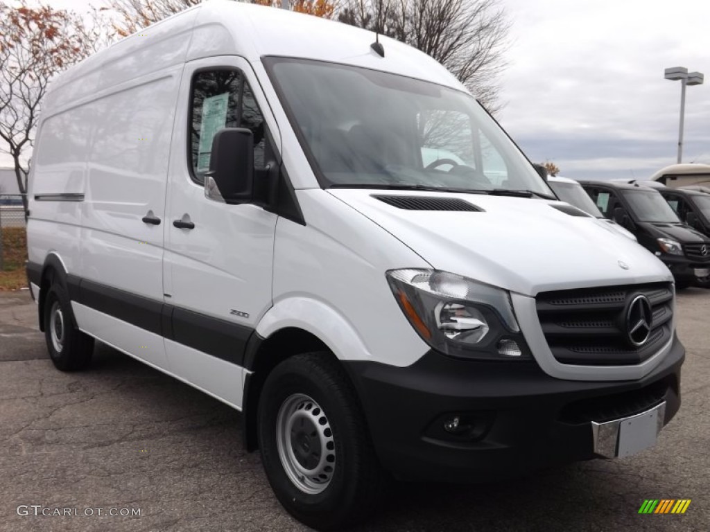 Arctic White 2015 Mercedes-Benz Sprinter 2500 High Roof Cargo Van Exterior Photo #98726169