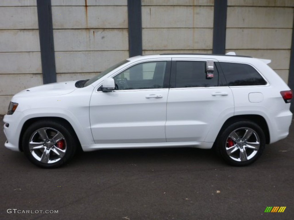 2014 Grand Cherokee SRT 4x4 - Bright White / SRT Morocco Black photo #10