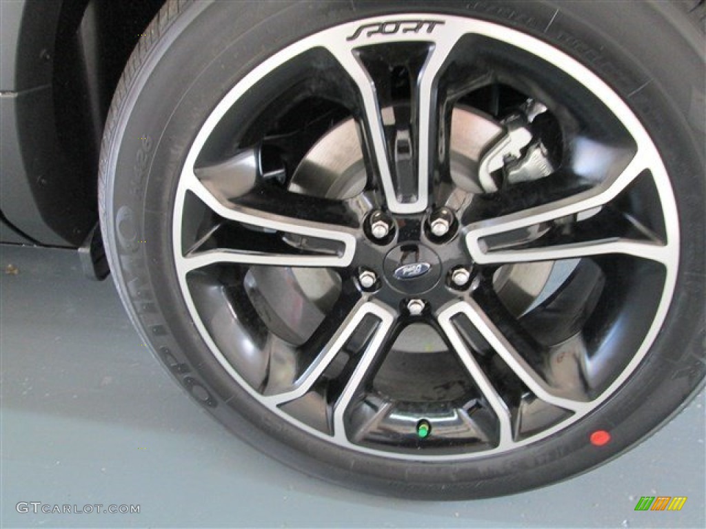 2015 Explorer Sport 4WD - Tuxedo Black / Sport Charcoal Black photo #4