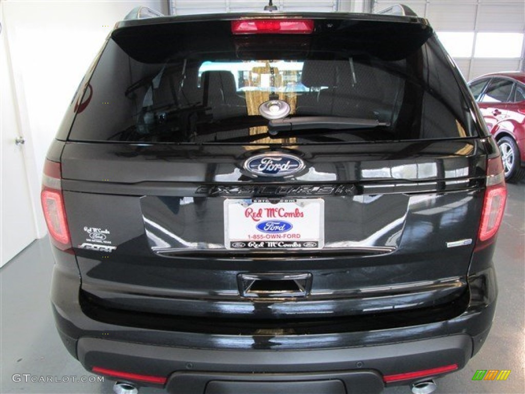 2015 Explorer Sport 4WD - Tuxedo Black / Sport Charcoal Black photo #5