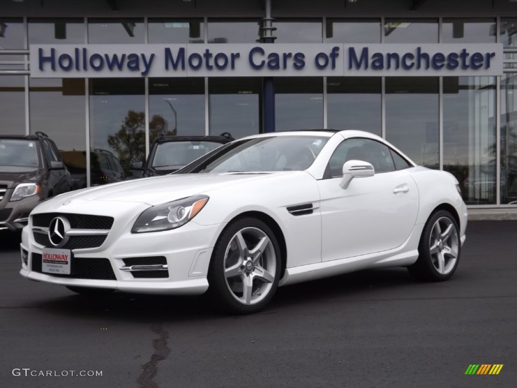 2015 SLK 250 Roadster - Polar White / Bengal Red/Black photo #1