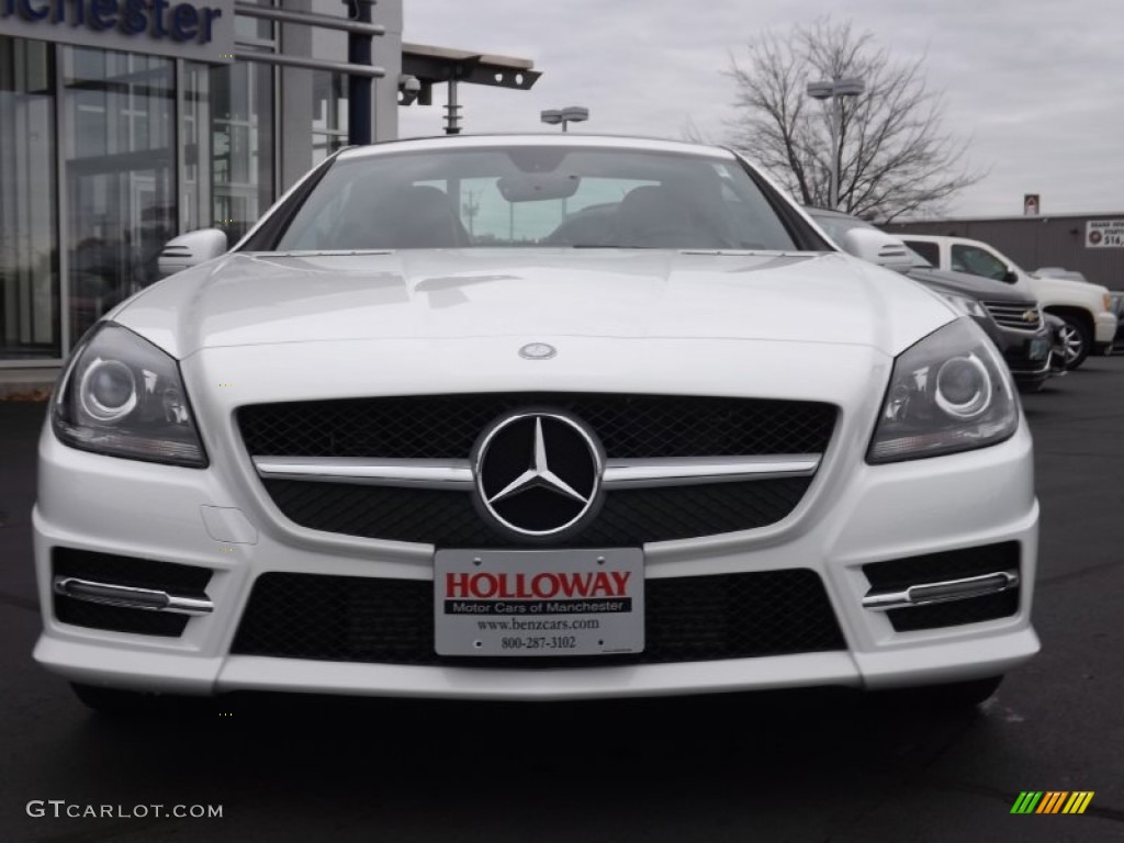 2015 SLK 250 Roadster - Polar White / Bengal Red/Black photo #2