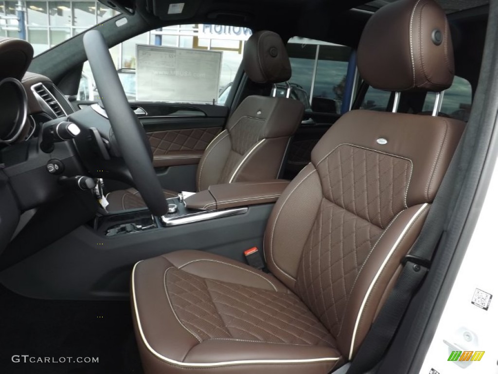 Black Interior 2015 Mercedes-Benz GL 350 BlueTEC 4Matic Photo #98727455