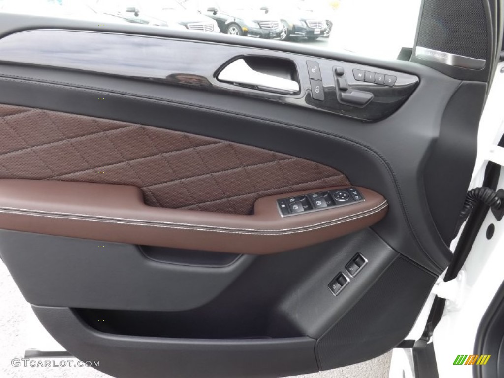2015 Mercedes-Benz GL 350 BlueTEC 4Matic Black Door Panel Photo #98727482