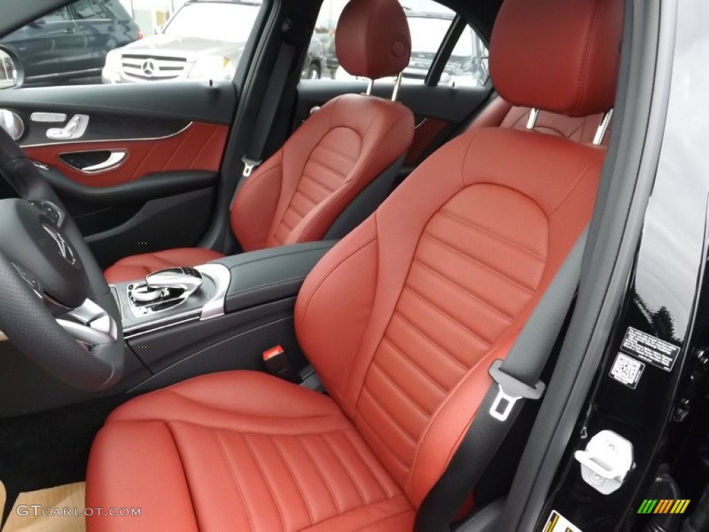 Cranberry Red/Black Interior 2015 Mercedes-Benz C 300 4Matic Photo #98729279