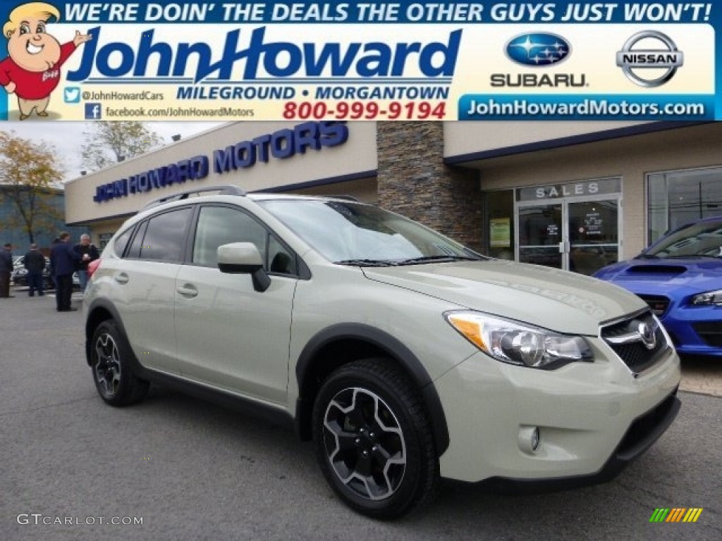 2014 XV Crosstrek 2.0i Premium - Desert Khaki / Black photo #1