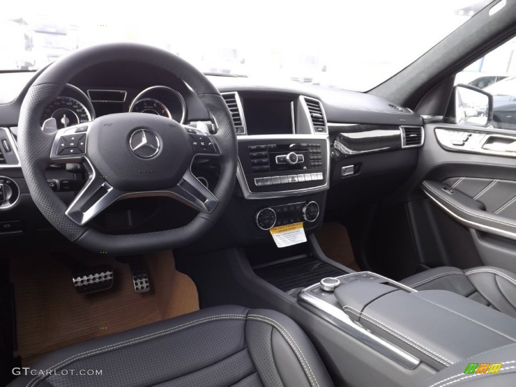 Black Interior 2015 Mercedes-Benz GL 63 AMG 4Matic Photo #98730647