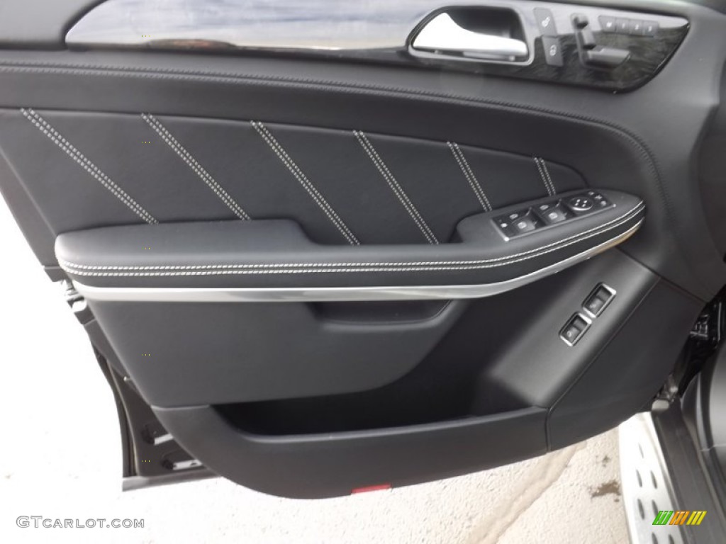 2015 Mercedes-Benz GL 63 AMG 4Matic Black Door Panel Photo #98730674