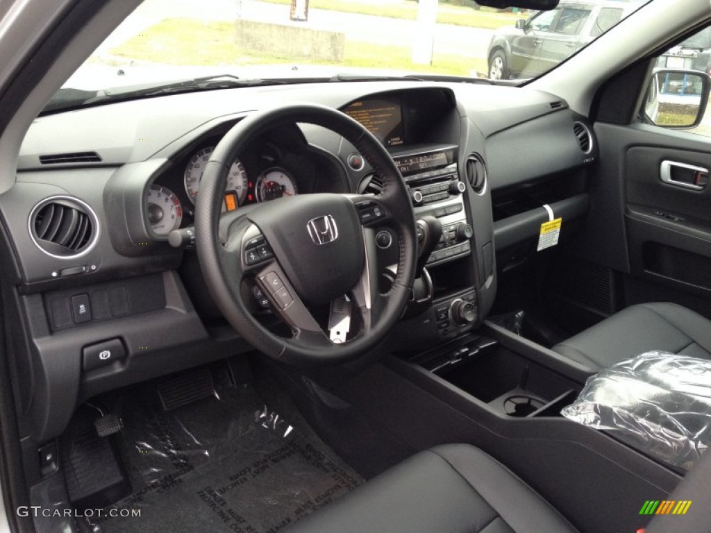 2015 Pilot EX-L 4WD - Alabaster Silver Metallic / Black photo #3