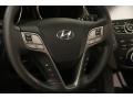 Gray 2013 Hyundai Santa Fe Limited AWD Steering Wheel
