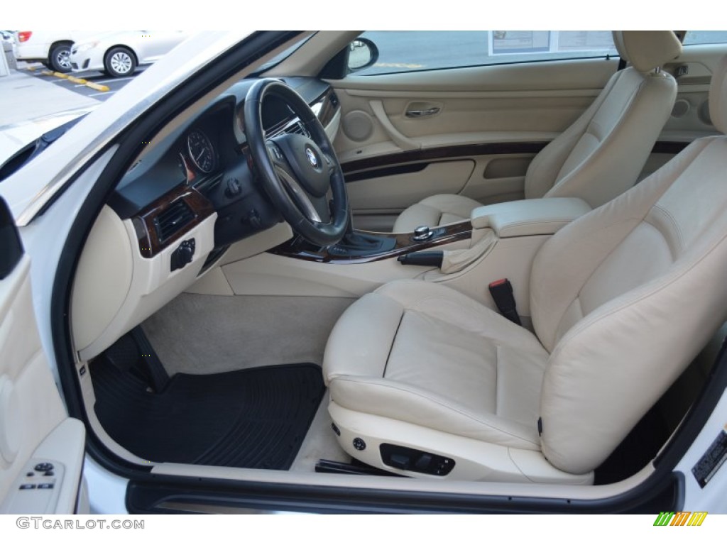 2008 3 Series 328xi Coupe - Alpine White / Cream Beige photo #9
