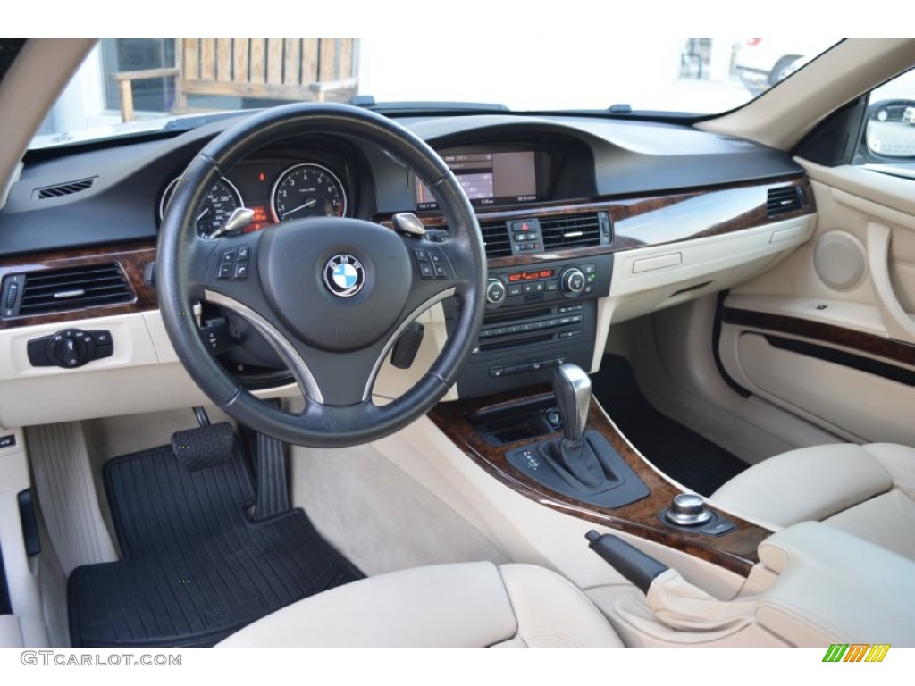 2008 3 Series 328xi Coupe - Alpine White / Cream Beige photo #11
