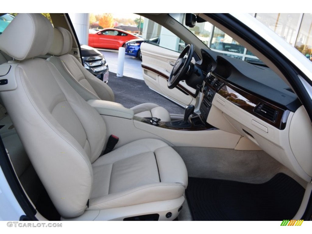 2008 3 Series 328xi Coupe - Alpine White / Cream Beige photo #14