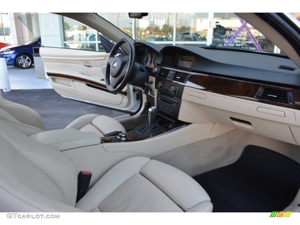 2008 3 Series 328xi Coupe - Alpine White / Cream Beige photo #15