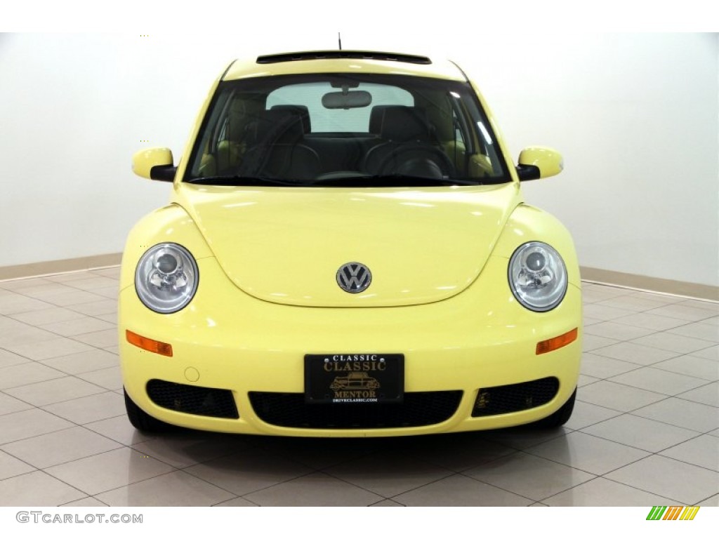 2007 New Beetle 2.5 Coupe - Sunflower Yellow / Black photo #2