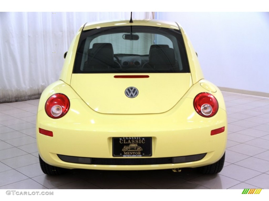 2007 New Beetle 2.5 Coupe - Sunflower Yellow / Black photo #12