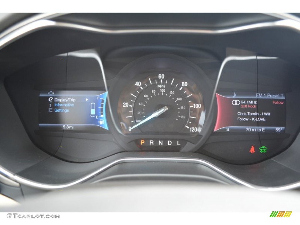 2015 Ford Fusion Hybrid SE Gauges Photo #98738300