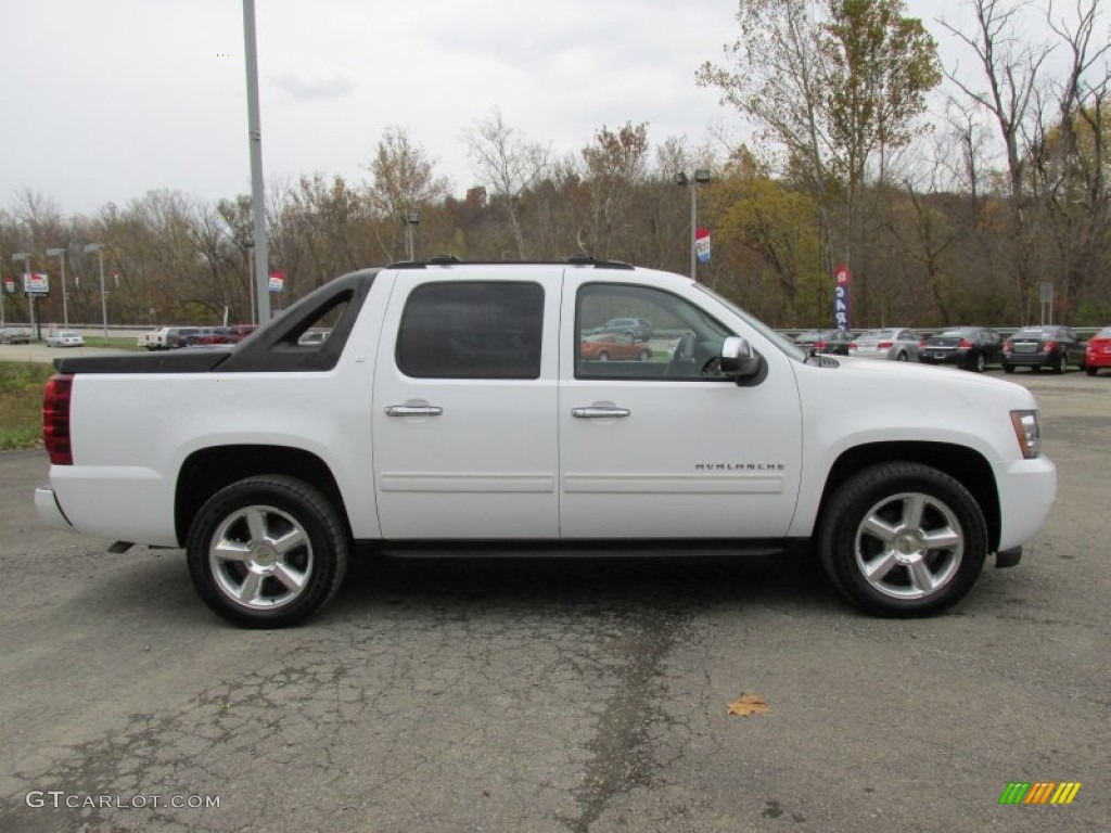 2009 Avalanche LT 4x4 - Summit White / Ebony photo #11