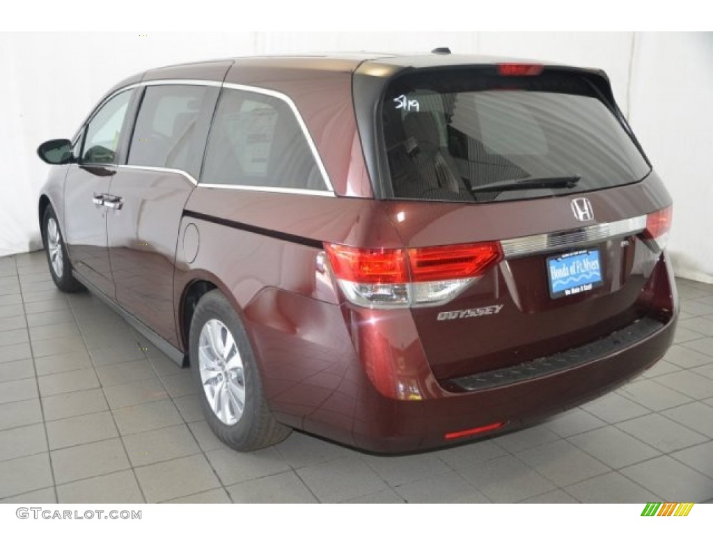 2015 Odyssey EX-L - Dark Cherry Pearl / Beige photo #5