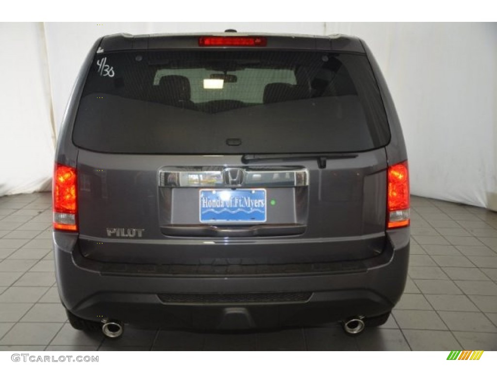 2015 Pilot EX-L - Modern Steel Metallic / Gray photo #6