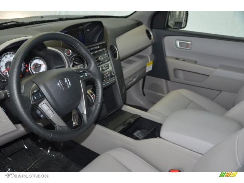 2015 Pilot EX-L - Modern Steel Metallic / Gray photo #9