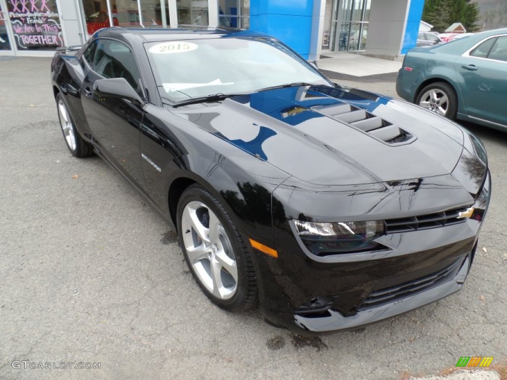 2015 Camaro SS Coupe - Black / Black photo #8