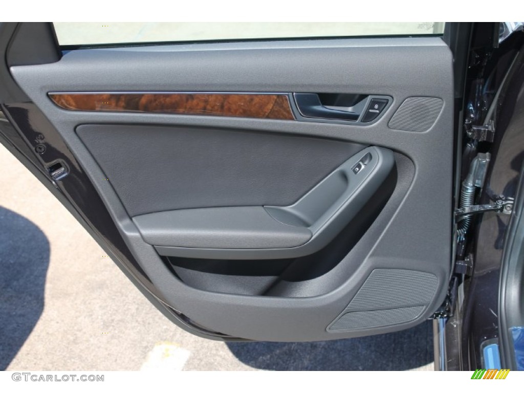 2015 Audi A4 2.0T Premium Black Door Panel Photo #98741843