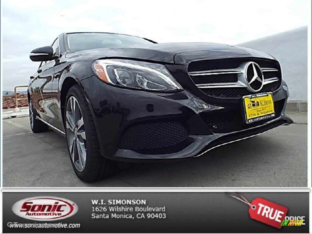 2015 C 300 4Matic - Black / Black photo #1