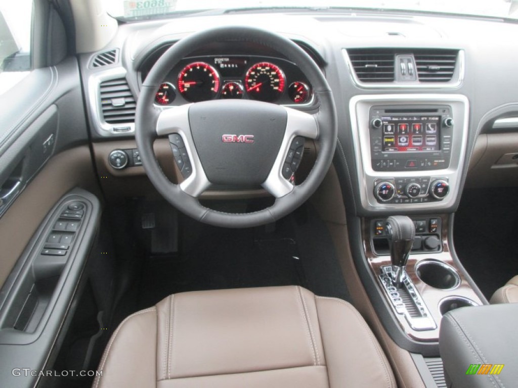 2015 Acadia SLT AWD - Champagne Silver Metallic / Dark Cashmere photo #23