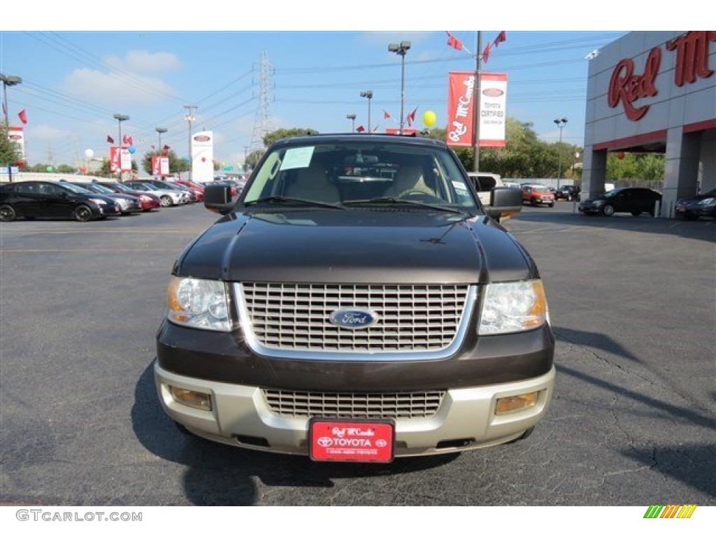 2005 Expedition Eddie Bauer - Dark Stone Metallic / Medium Parchment photo #2