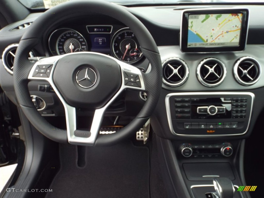 2015 Mercedes-Benz GLA 45 AMG 4Matic Black Dashboard Photo #98746367
