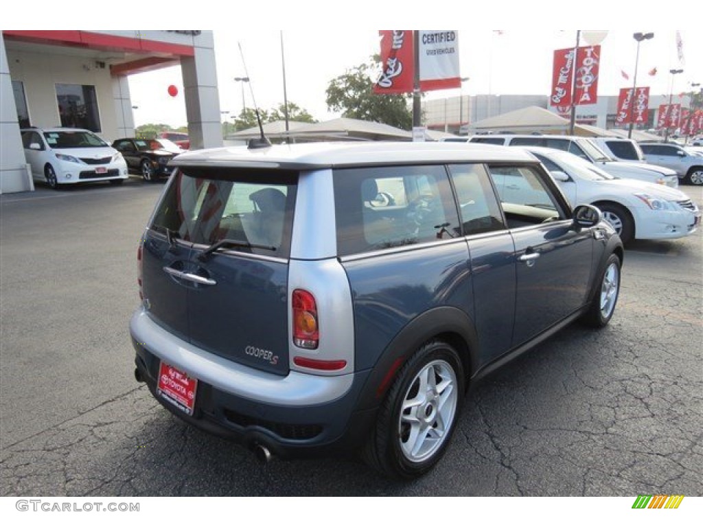 2010 Cooper S Clubman - Dark Silver Metallic / Gravity Tuscan Beige Leather photo #7