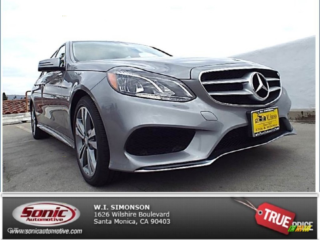 2015 E 350 Sedan - Palladium Silver Metallic / Crystal Grey/Seashell Grey photo #1