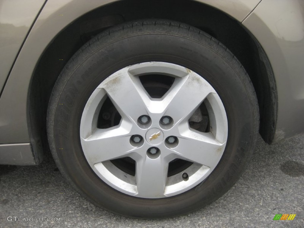 2008 Malibu LS Sedan - Amber Bronze Metallic / Titanium Gray photo #39