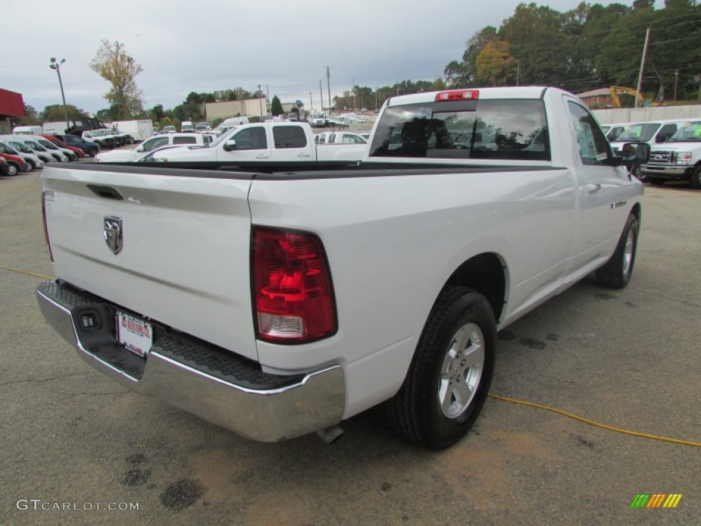 2011 Ram 1500 ST Regular Cab - Bright White / Dark Slate Gray/Medium Graystone photo #7