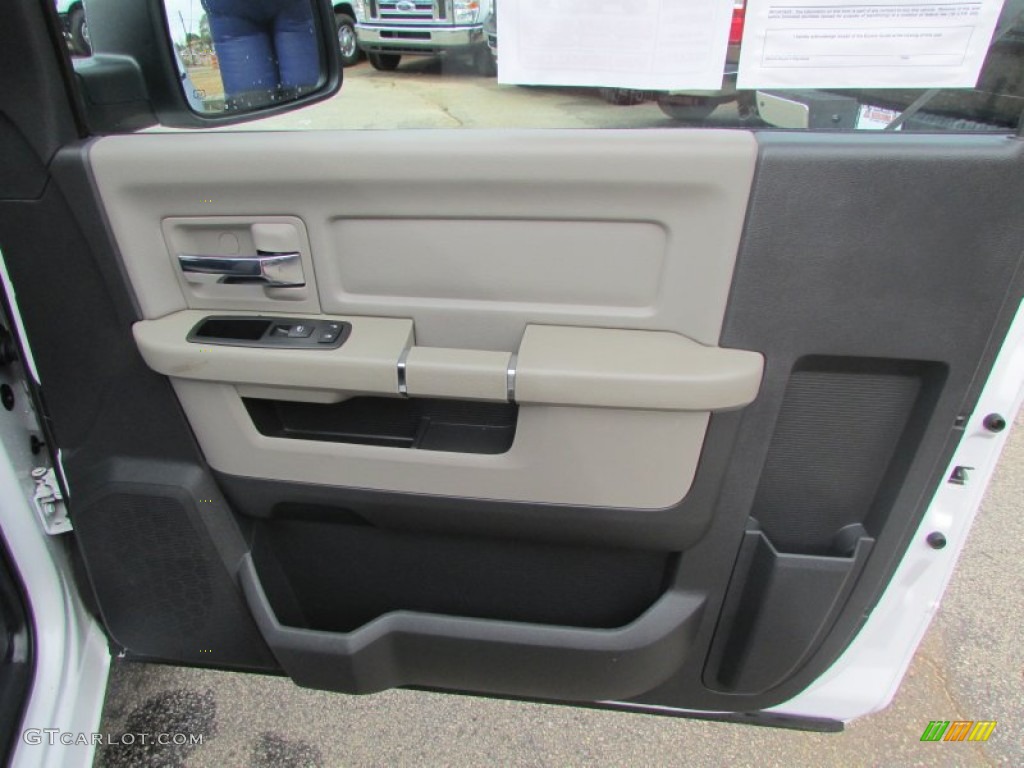 2011 Ram 1500 ST Regular Cab - Bright White / Dark Slate Gray/Medium Graystone photo #14