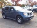 2007 Silverton Blue Nissan Pathfinder SE  photo #3