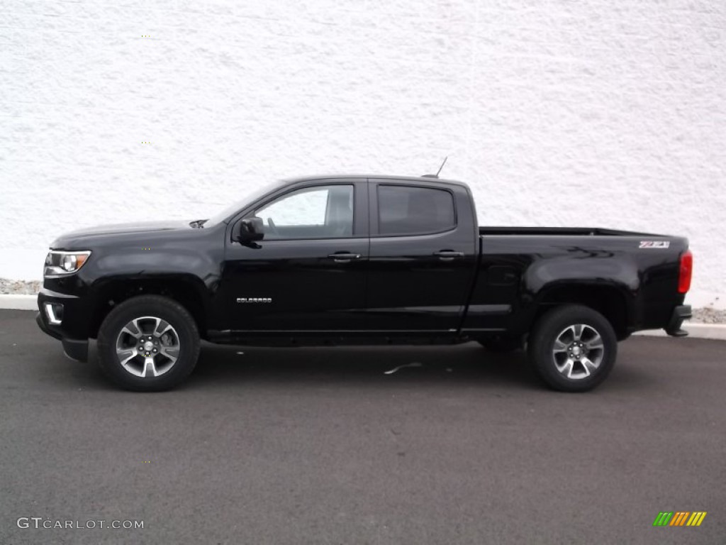 Black 2015 Chevrolet Colorado Z71 Crew Cab 4WD Exterior Photo #98750981