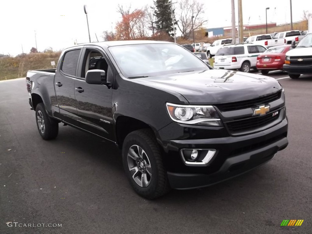 Black 2015 Chevrolet Colorado Z71 Crew Cab 4WD Exterior Photo #98751071