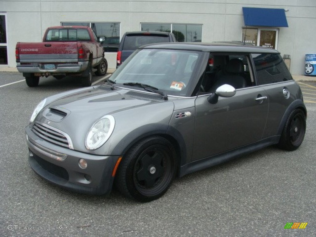 2003 Cooper S Hardtop - Dark Silver Metallic / Space Grey/Panther Black photo #3