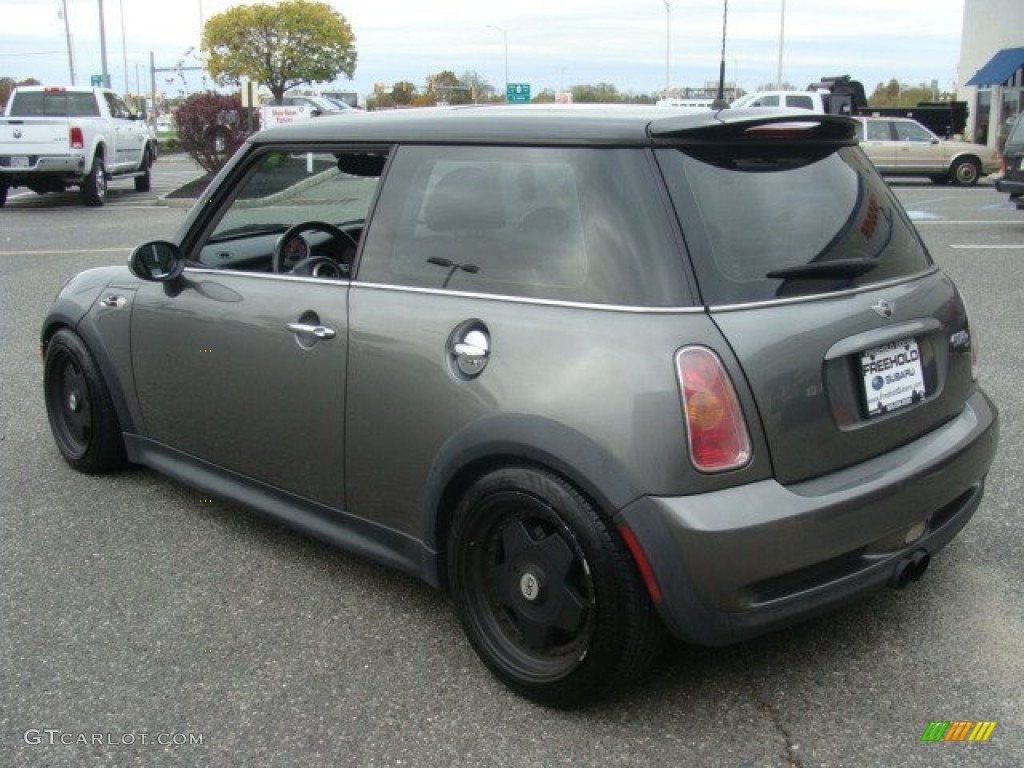 2003 Cooper S Hardtop - Dark Silver Metallic / Space Grey/Panther Black photo #4