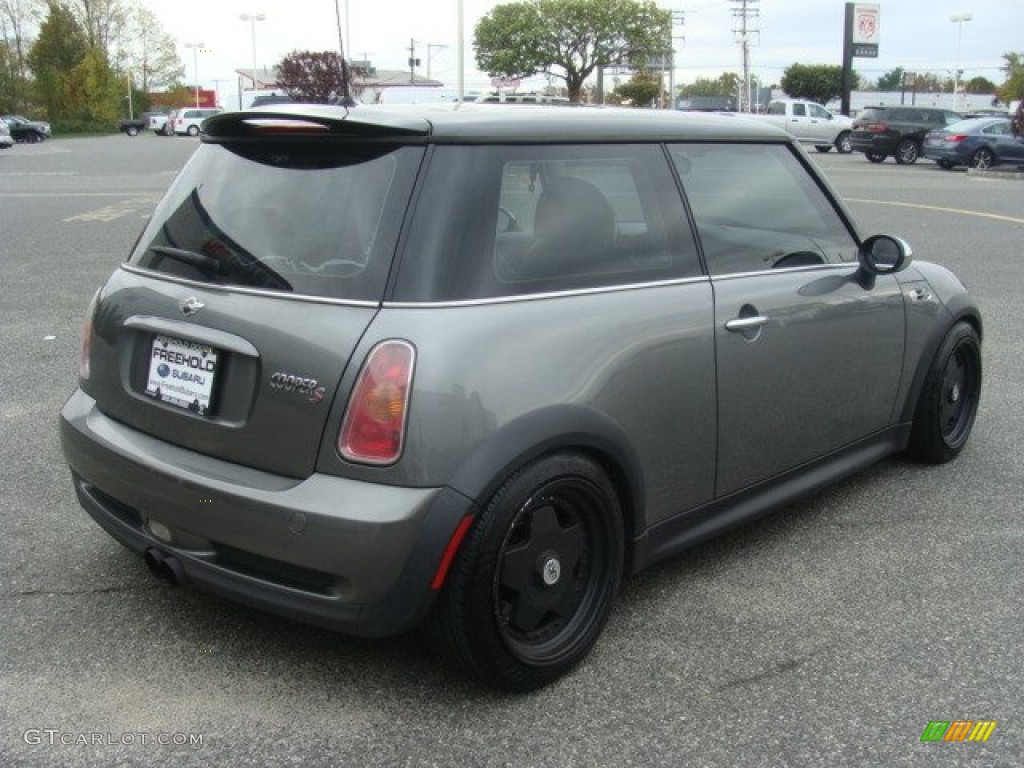 2003 Cooper S Hardtop - Dark Silver Metallic / Space Grey/Panther Black photo #7