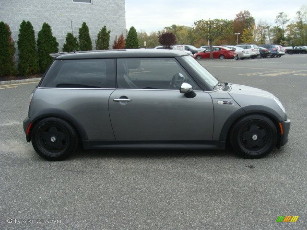 2003 Cooper S Hardtop - Dark Silver Metallic / Space Grey/Panther Black photo #8