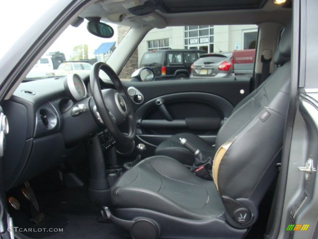 2003 Cooper S Hardtop - Dark Silver Metallic / Space Grey/Panther Black photo #14