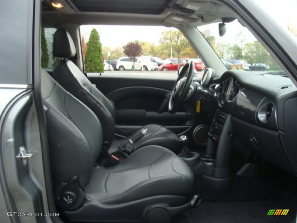 2003 Cooper S Hardtop - Dark Silver Metallic / Space Grey/Panther Black photo #15