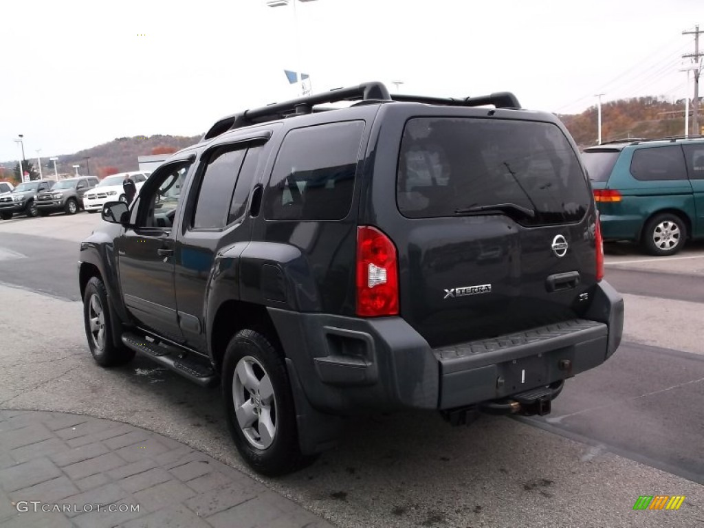 2005 Xterra SE 4x4 - Granite Metallic / Steel/Graphite photo #7