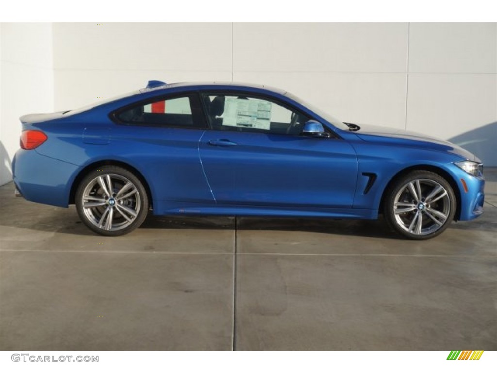 Estoril Blue Metallic 2015 BMW 4 Series 435i Coupe Exterior Photo #98752817