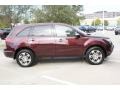 2008 Dark Cherry Pearl Acura MDX Technology  photo #9